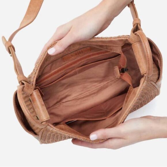 HOBO International Woven Sepia Sheila Crossbody - Picture 3 of 8